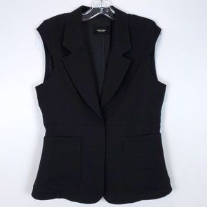 RACHEL COMEY Obsidian Snap-Front Tuxedo Vest